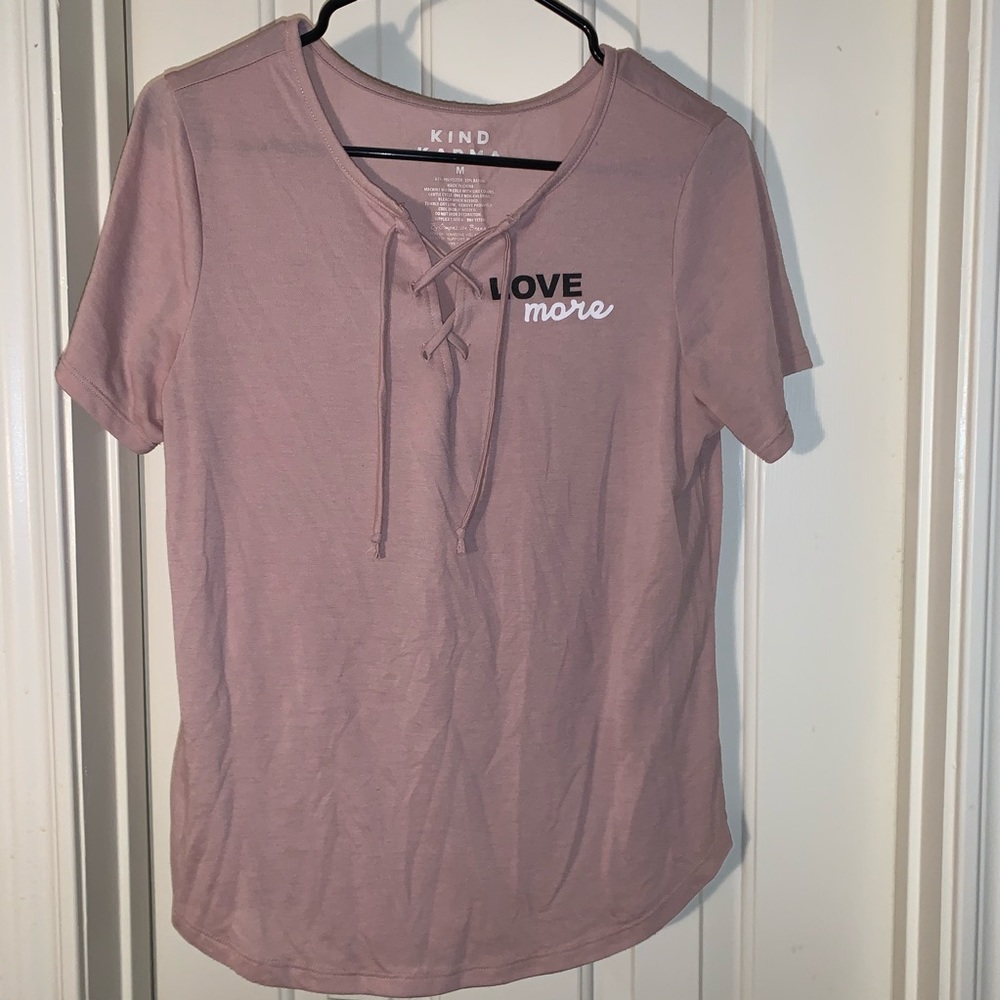 Pink LOVE MORE Tee